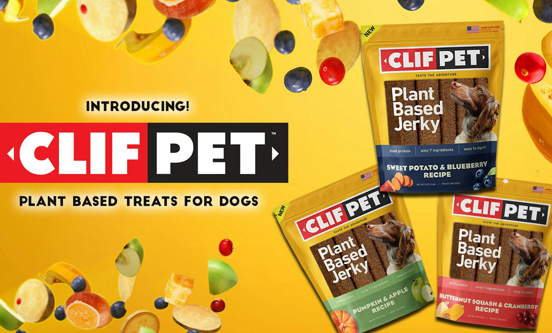 Introducing clif pet plant based treats for dogs