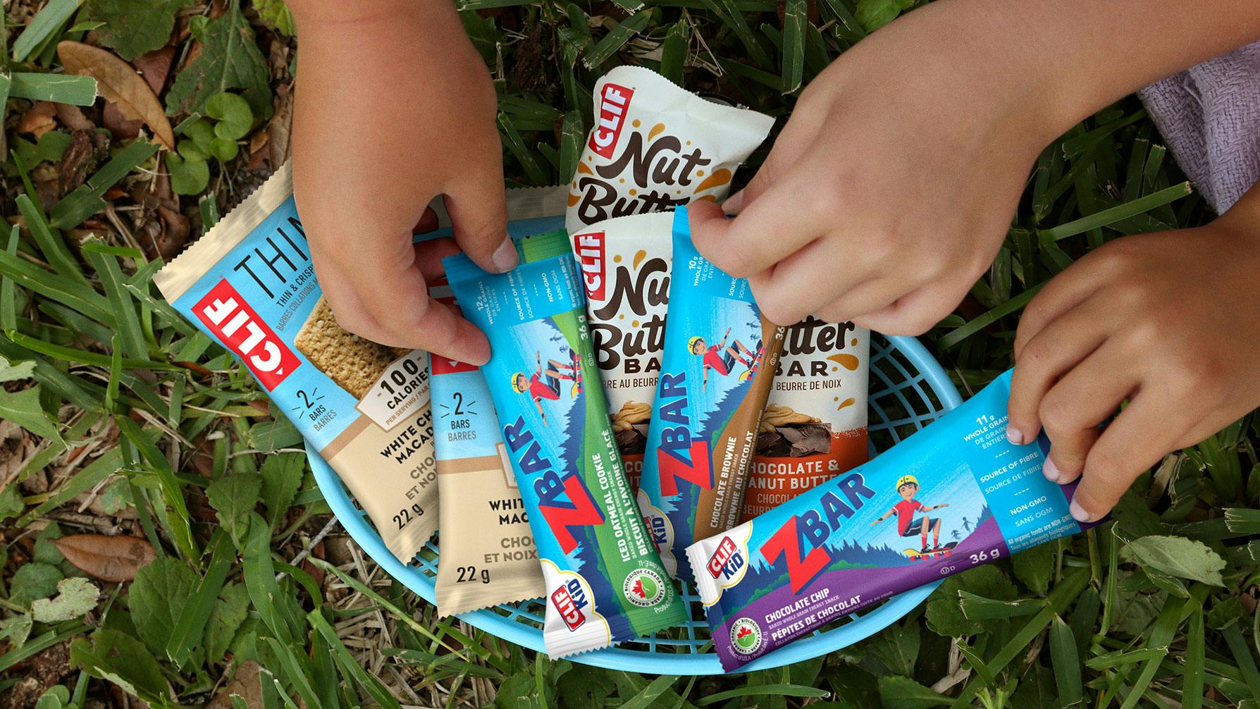 CLIF Thins, Nut Butter Bar, and Zbars for camping - Canada