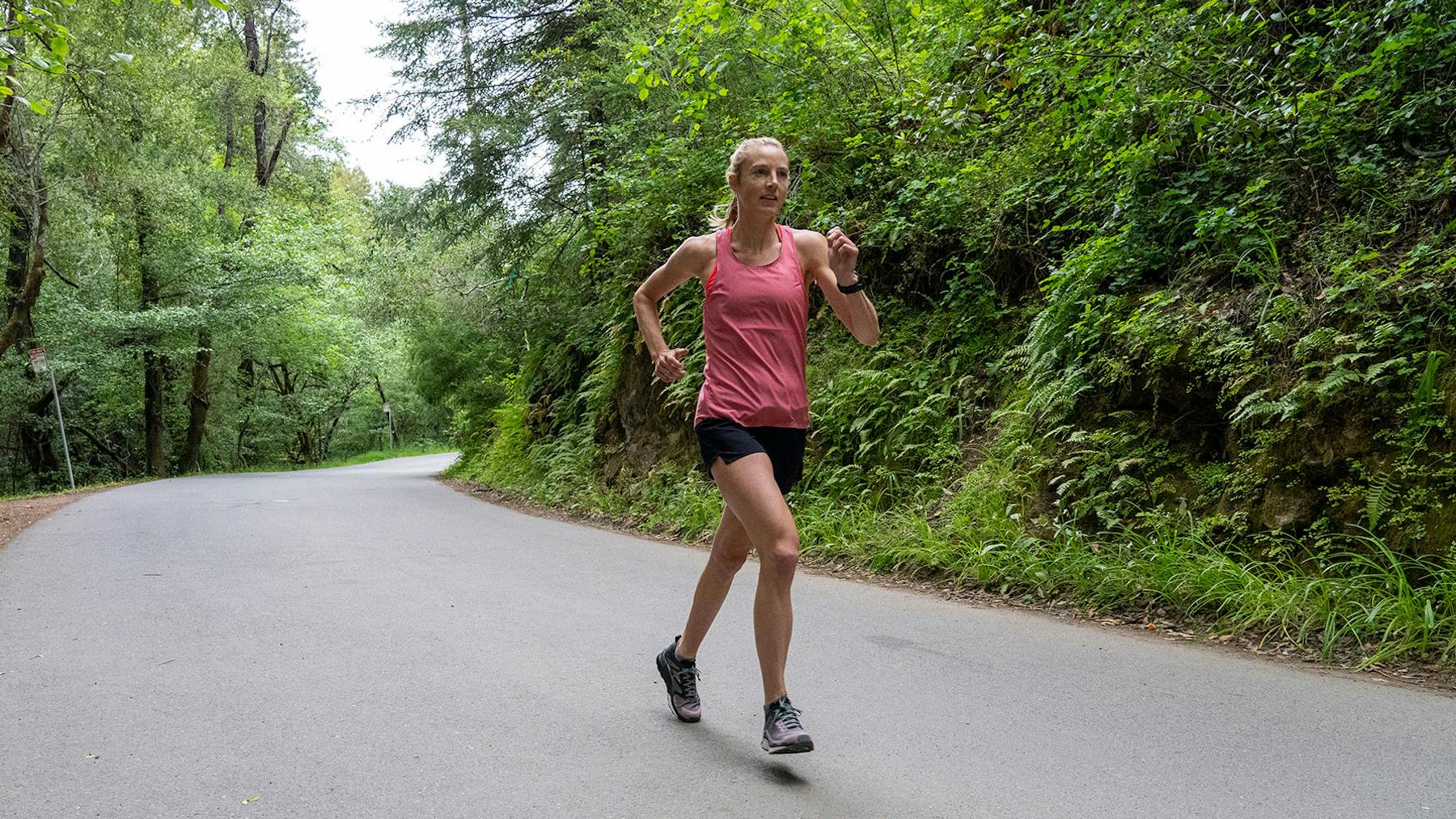 Stephanie Howe on a run