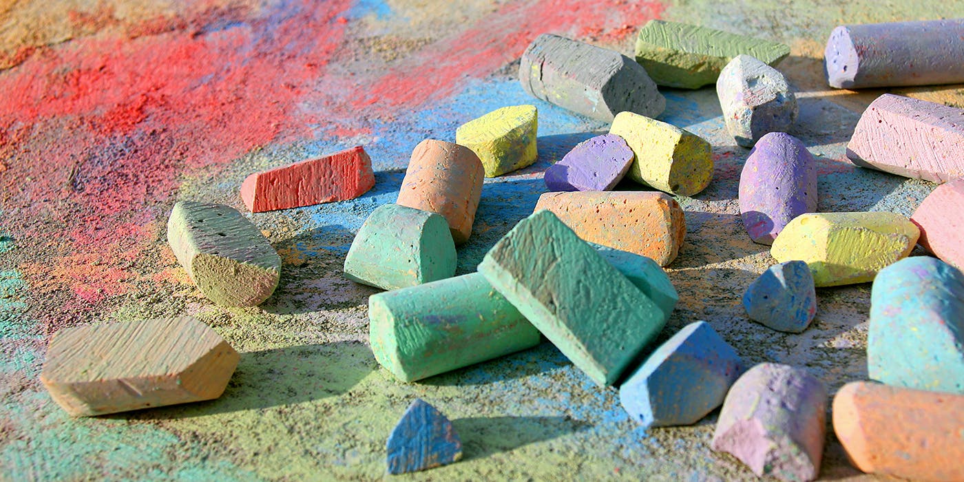 Chalk in all colors
